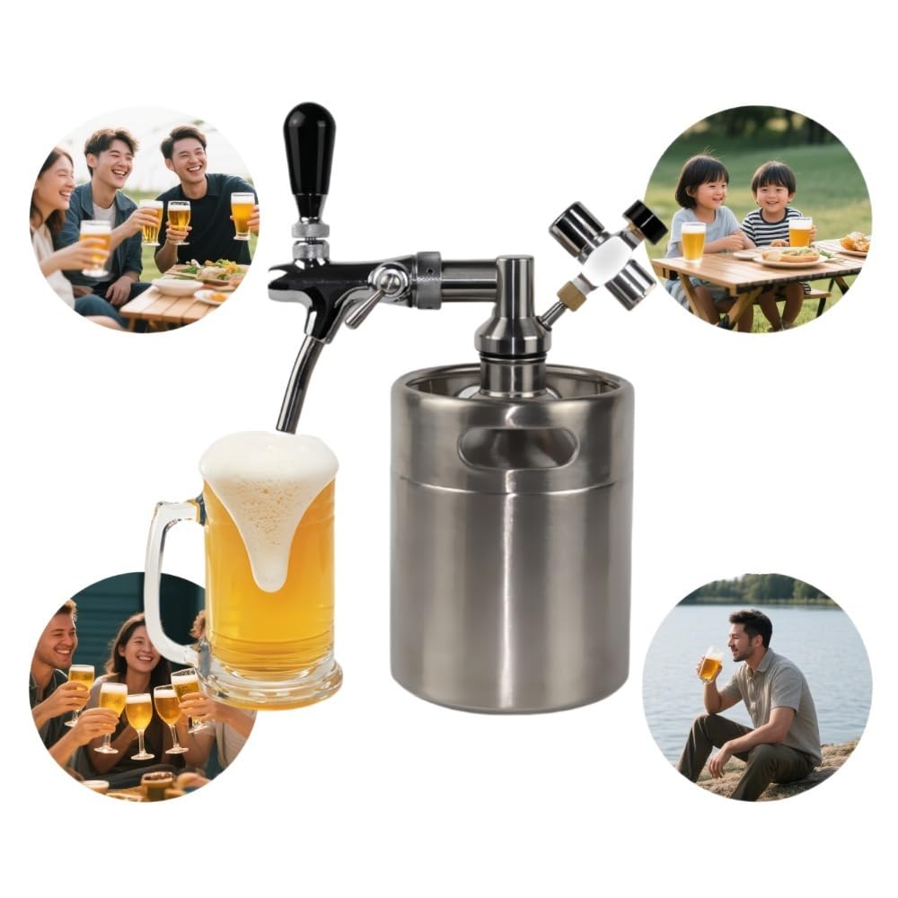 Amazon.co.jp: Klivex ビールサーバー ビールディスペンサー 缶ビール